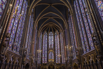 Fototapeta na wymiar Sainte-Chapelle (Holy Chapel)