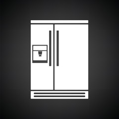 Wide refrigerator icon