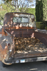 Fototapeta na wymiar los angeles old car ford wagon