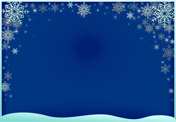 Christmas Greeting Card. Merry Christmas lettering, vector illustration