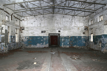 Old abandoned industrial premises