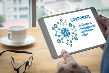 CORPORATE Process Business Strategy Management  Teamwork and COR