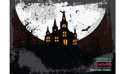 Best Halloween vector background