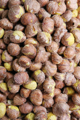 Fresh chestnut background