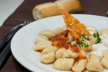 gnocchi with fileto