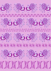 Shoes for all. A wonderful advertising poster for the shoe store. Endless vector print with fabulous peacocks and boots, sneakers and other footwear.