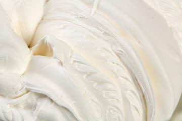 Ice-cream ready for making  balls.