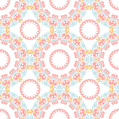 Ethnic Seamless Pattern in Tribal Style