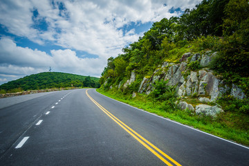 Skyline Drive, in Shenandoah National Park, Virginia.