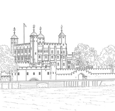 Drawing Tower of London