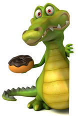 Fun crocodile