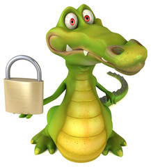 Fototapeta premium Fun crocodile