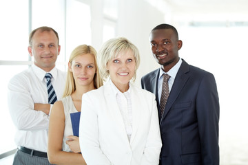Group of successful business team