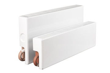 heating battery radiators isolated on white background
