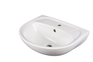 Washbasin isolated on white background
