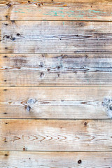 Obraz na płótnie Canvas old grungy wooden planks with chipped paint, natural texture