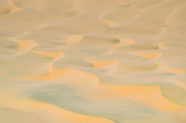 Fototapeta na wymiar Sand dunes of Atacama Desert, near Huacachina in Ica region, Peru