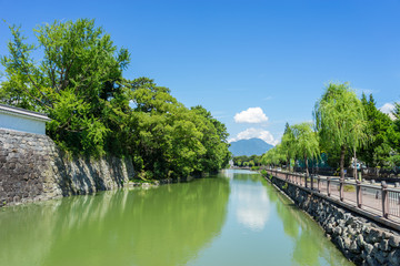 Fototapeta premium Middle Moat of Sunpu castle