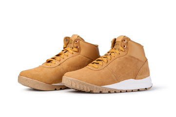 Leather boot