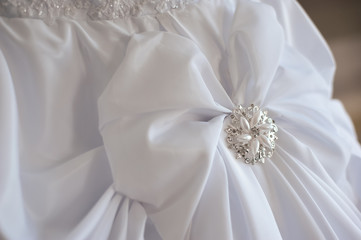Fototapeta premium Bride wedding details - wedding dress