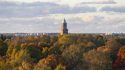View over Helsinki, Finland in the Fall
