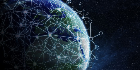 Global network and data exchange over the world