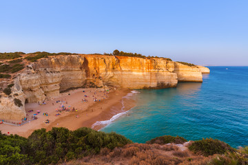 Fototapeta na wymiar Beach near Albufeira - Algarve Portugal