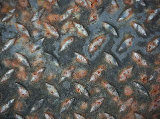 Rusted metal texture