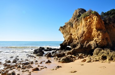 Fototapeta na wymiar Küste an der Algarve