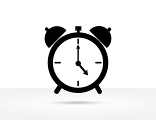 Alarm clock icon, vector.