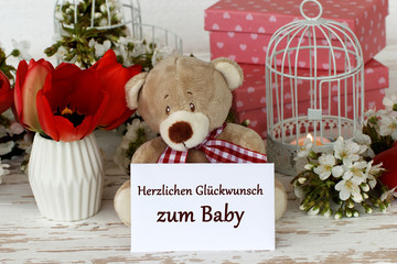 Herzlichen Glückwunsch zum Baby