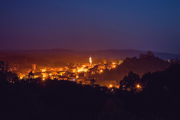 Fototapeta premium Bolkow Town at Night