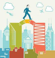 Fototapeta premium Bridging the Gap