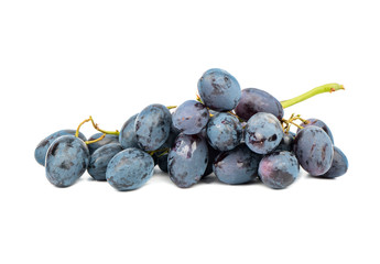 Bunch blue grapes