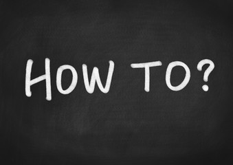 Obraz premium How to?