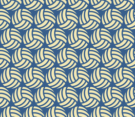 volleyball pattern 2 / Seamless pattern of volleyball  or waterpolo balls for sports design.