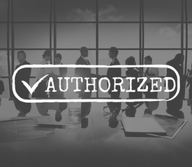 Approved Checked Accessible Authorized Security Concept