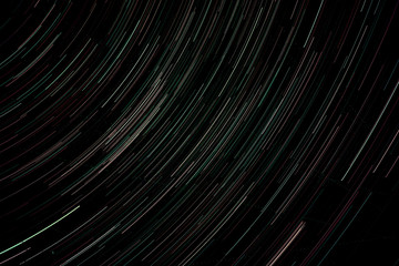 Star trails in Cassiopiea