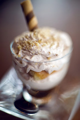 two dessert standing