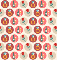 Fototapeta premium Valentine's Day Elements : Vector Illustration