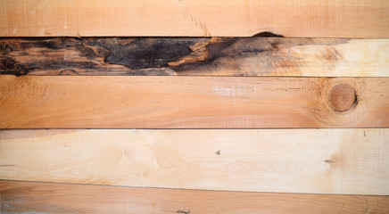 wall made of wooden