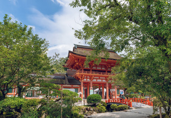 Fototapeta premium 古都京都 上賀茂神社の風景