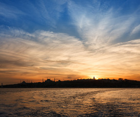 Istanbul silhouette