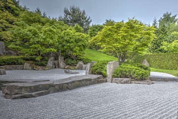 Fototapeta premium Zen Garten in den Gärten der Welt Berlin