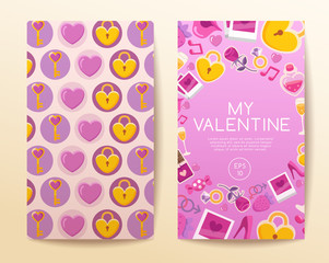 Valentine's Day Elements  : Vector Illustration