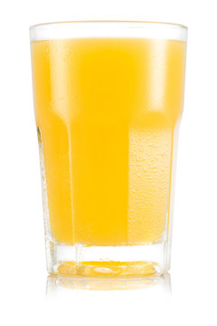 Pineapple juice in glass