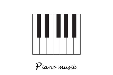 Fototapeta premium Music piano keyboard.