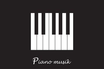 Music piano keyboard.