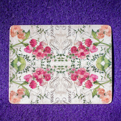 kwiecisty wzór na podstawce Decoupage, DIY