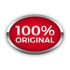 100% original badge, vector